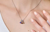 Discover silver birthstone necklace designed to celebrate her story. A meaningful, personalized gift for mom and significant others.