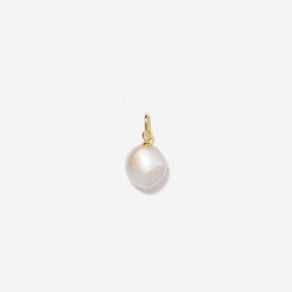 Round Baroque Pearl Pendant Charm | Little Sky Stone