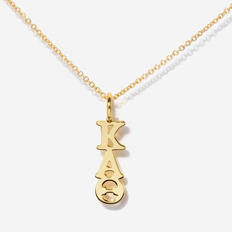 Sorority Kappa Alpha Theta Charm Necklace | Little Sky Stone