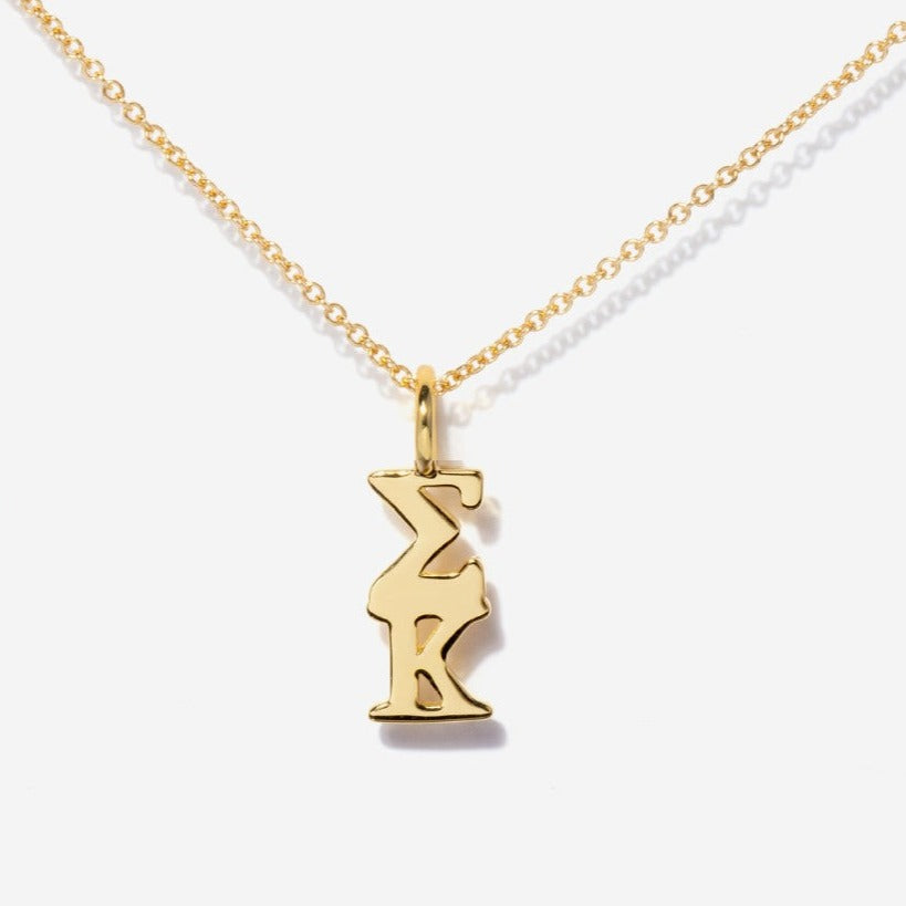 Sorority Sigma Kappa Charm Necklace | Little Sky Stone