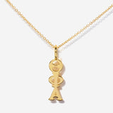 Sorority Theta Phi Alpha Charm Necklace | Little Sky Stone