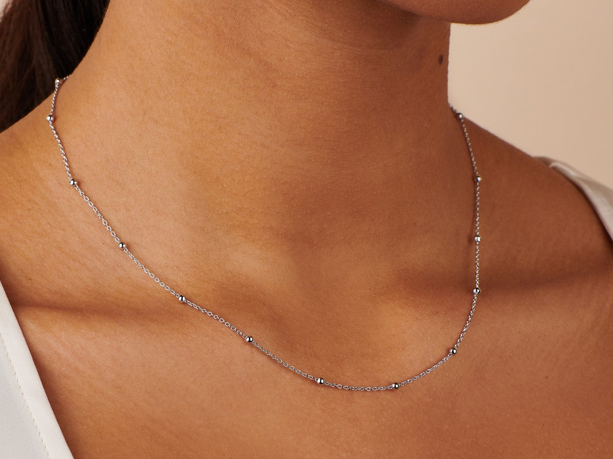 Sphere Silver Necklace