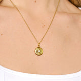 Sunburst Palmer Pendant Necklace