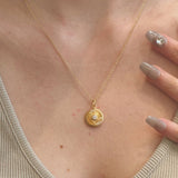 Sunburst Palmer Pendant Necklace