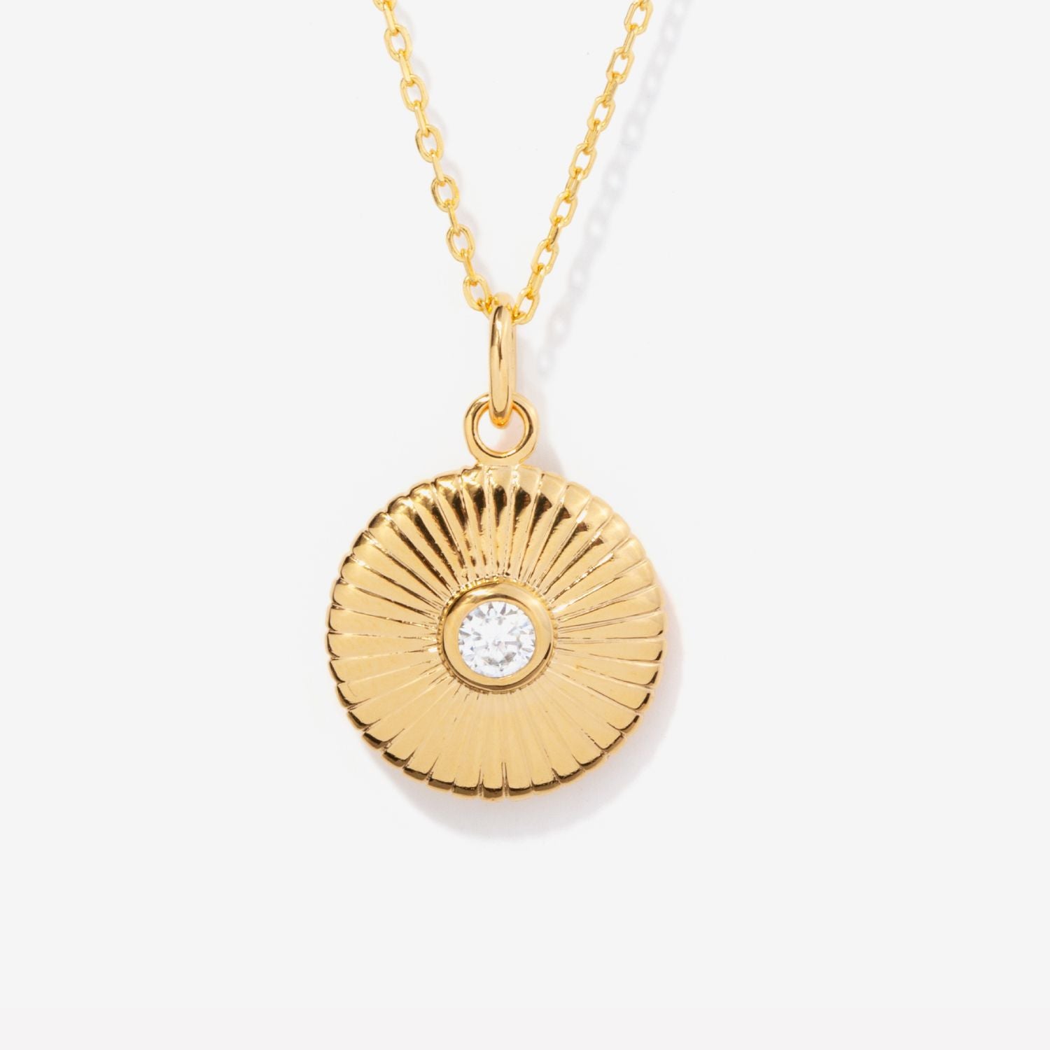 Sunburst Palmer Pendant Necklace