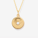 Sunburst Palmer Pendant Necklace
