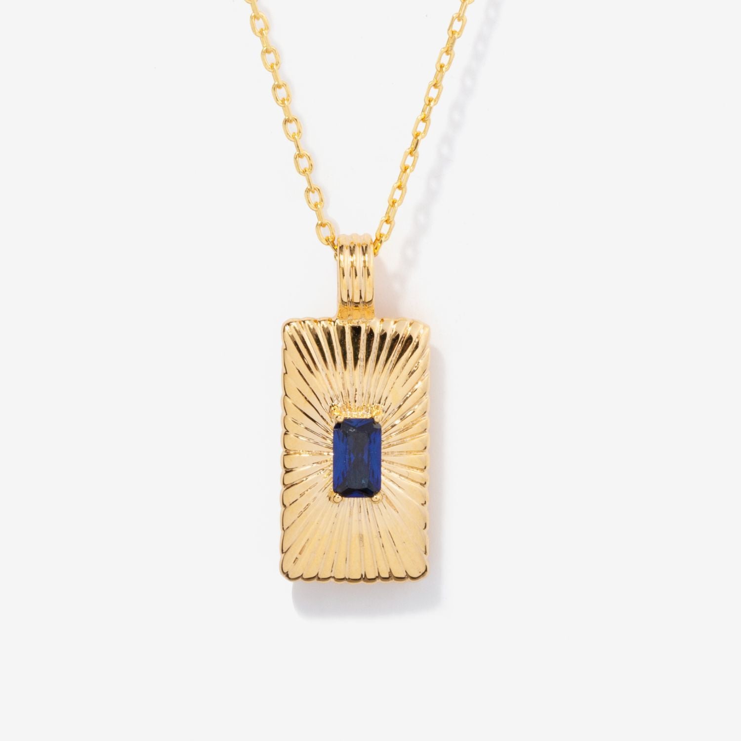 Sunburst Sapphire Clara Pendant necklace