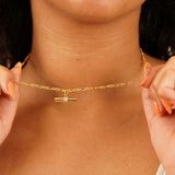 T-Bar Charm Necklace