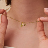 Teardrop Initial Necklace Kenzie