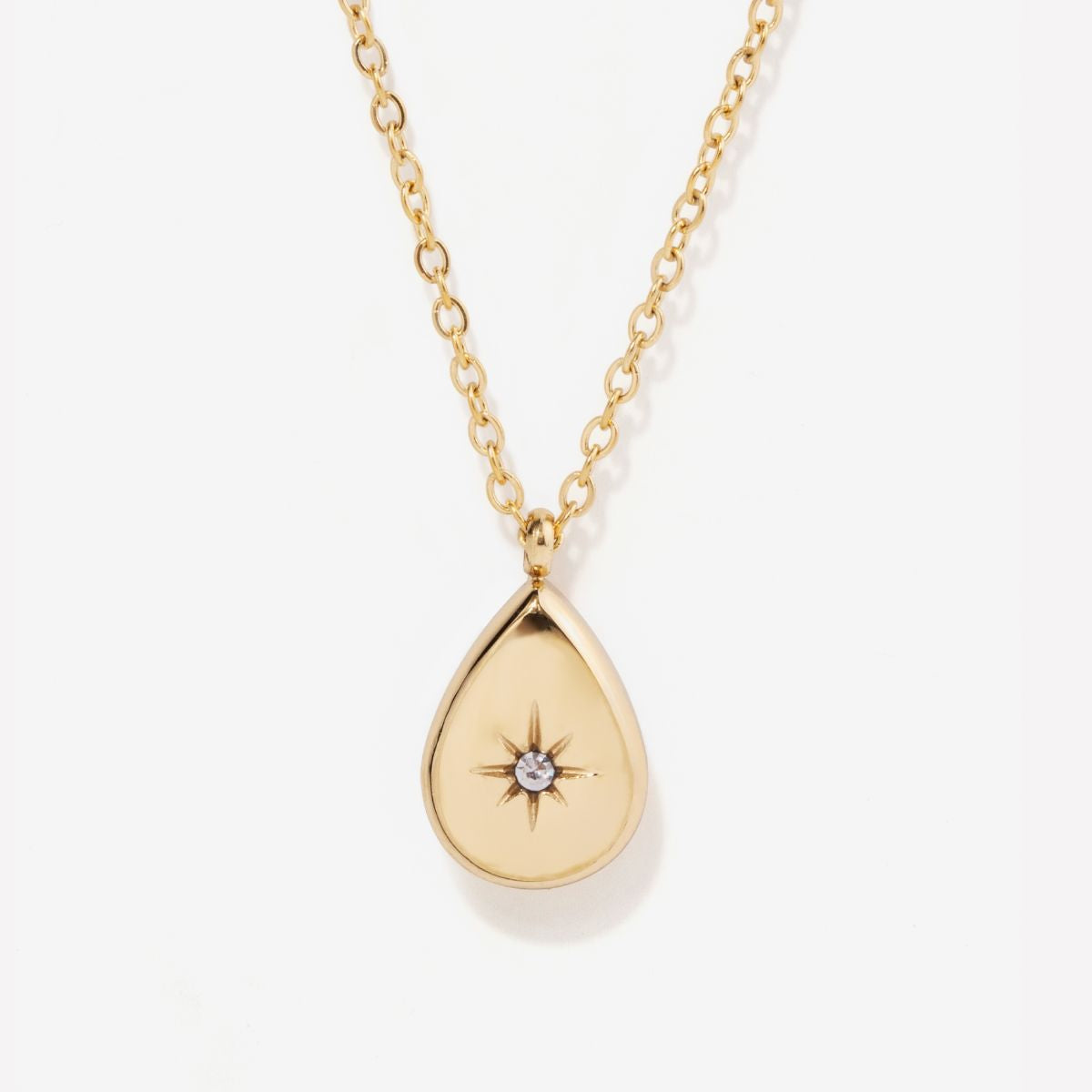Teardrop Starburst Necklace