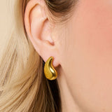 Teardrop Stud Earrings Lila