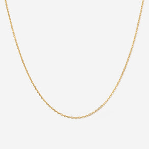 Simple Cable Gold Filled Chain Necklace | Little Sky Stone
