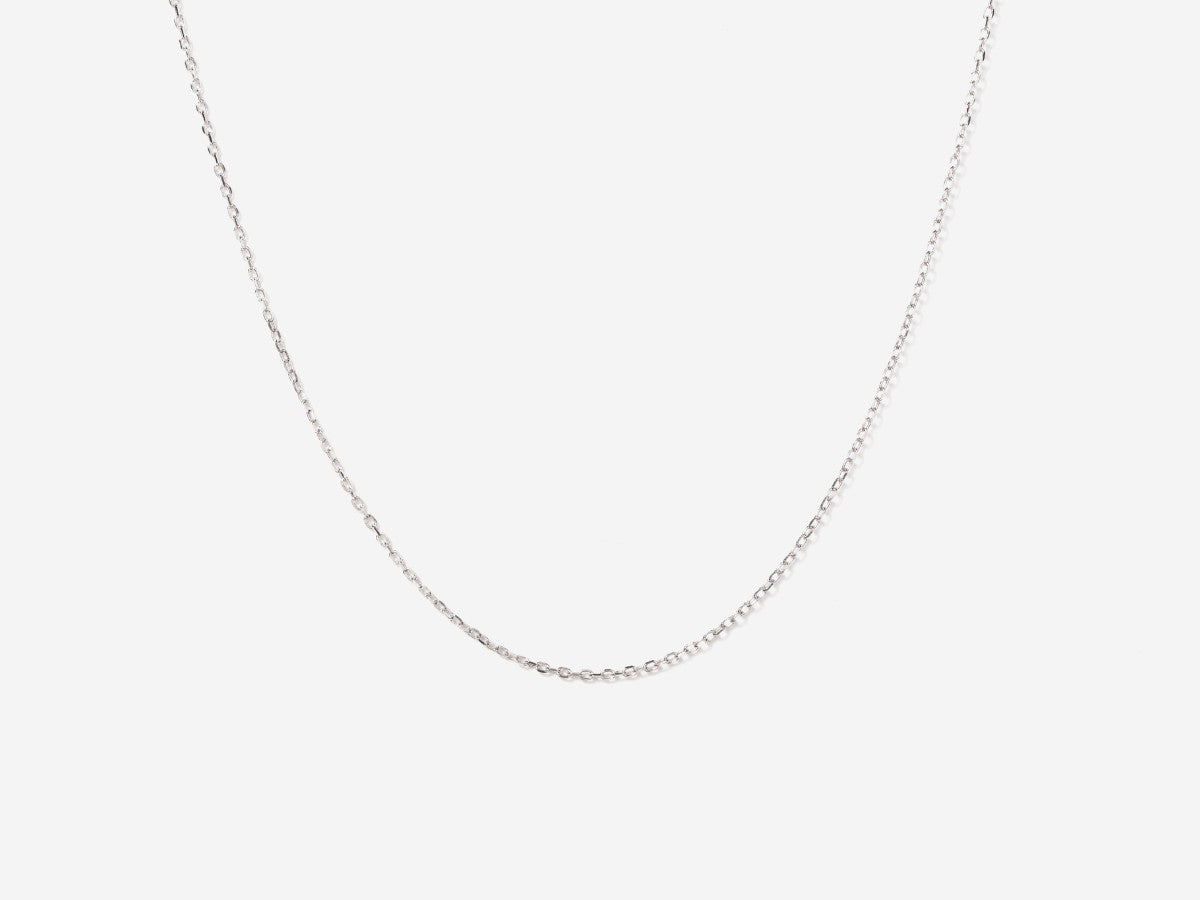 Simple Cable Sterling Silver Chain Necklace | Little Sky Stone
