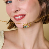 Three Birthstone Necklace - Kenzie