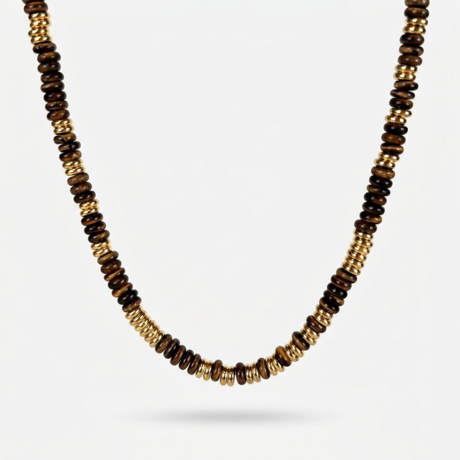 Tiger's Eye Beaded Necklace Joyce