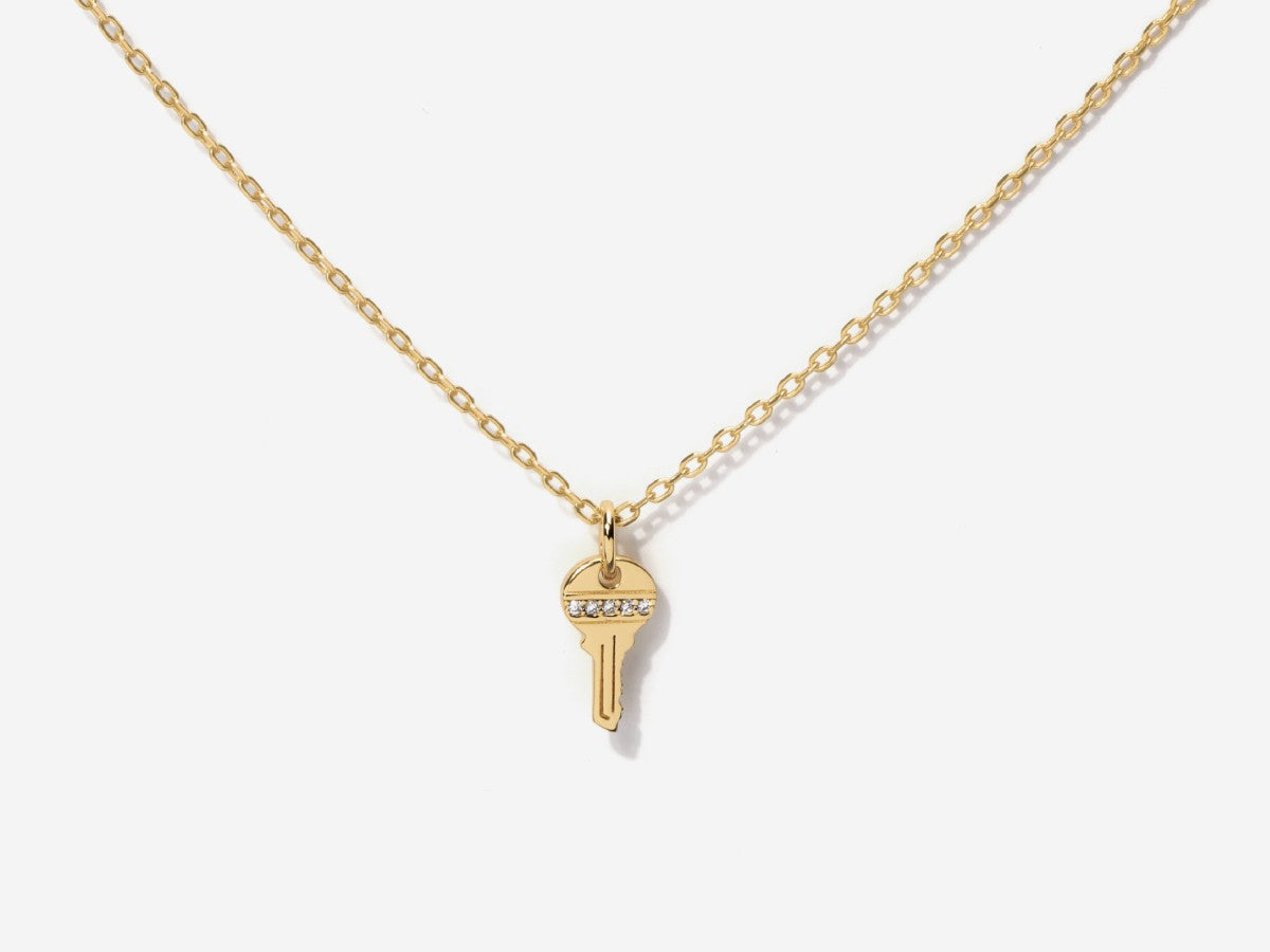 Tiny Key Pendant Necklace | Little Sky Stone