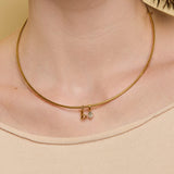 Wire Collar Choker Necklace