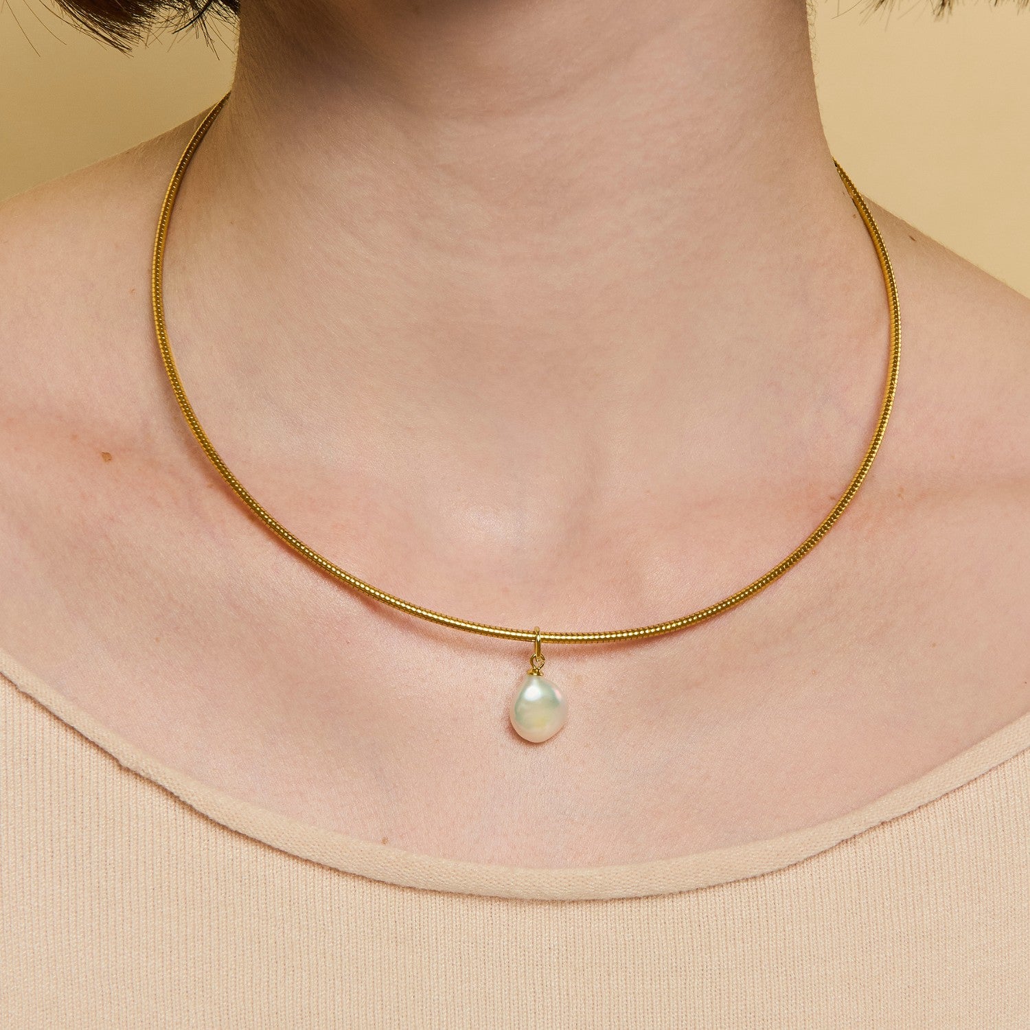 Wire Collar Choker Necklace