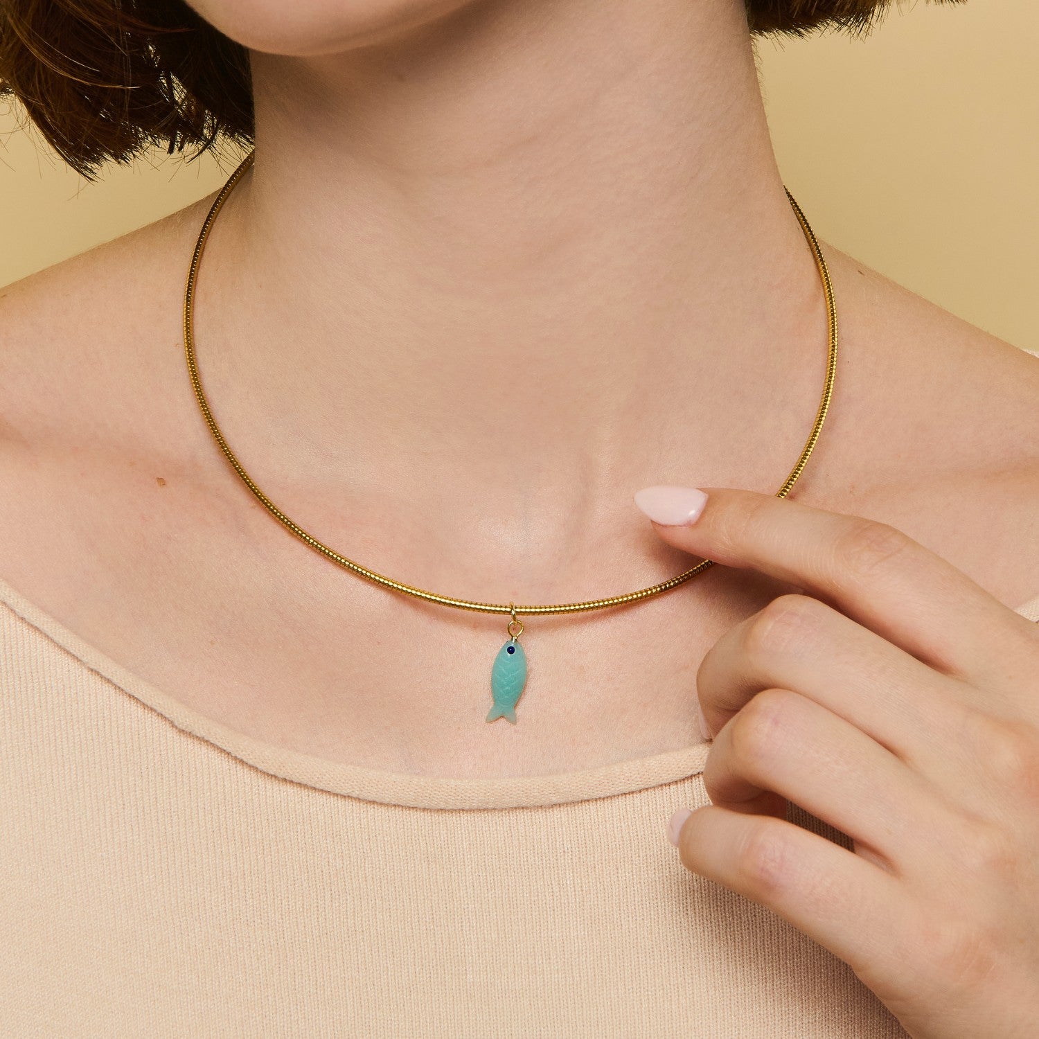 Wire Collar Choker Necklace