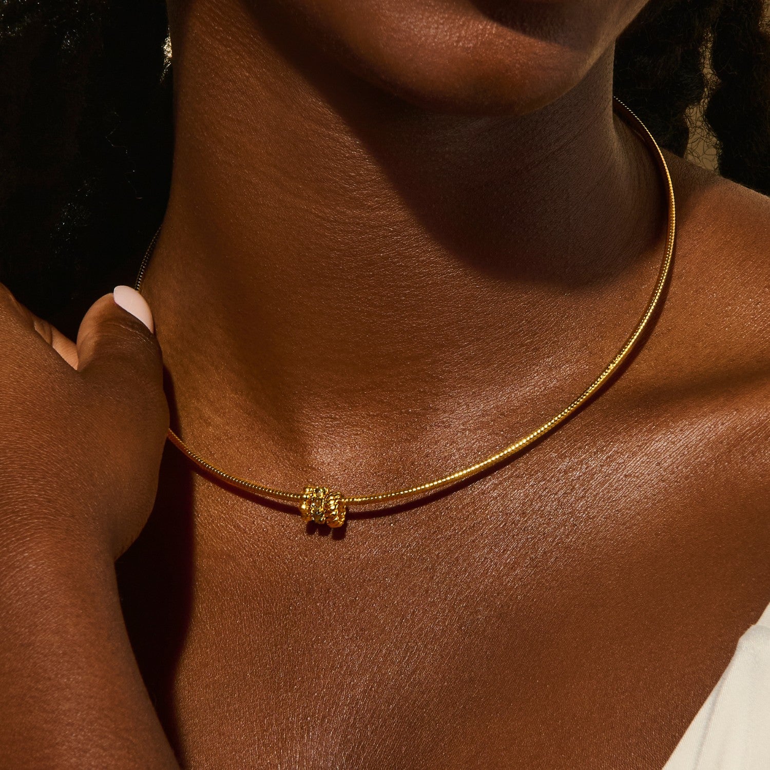 Wire Collar Choker Necklace