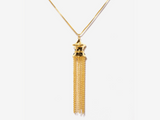 Baota Tassel 14k Gold Charm Necklace