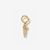  Dagger Charm in 14K Gold Over Sterling Silver
