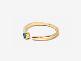 Orbit Turquoise 14k Gold Ring