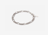 Oval Link Chunky Sterling Silver Chain Bracelet