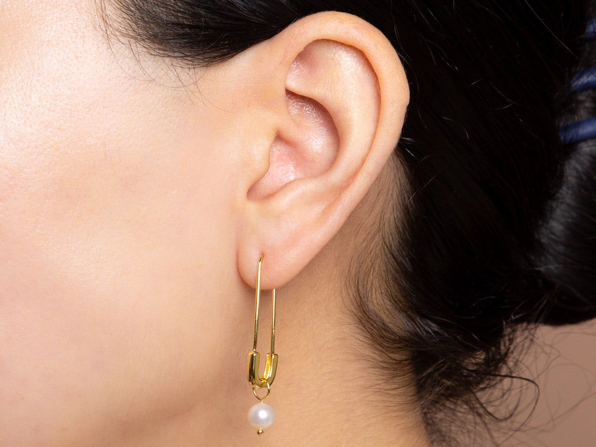 Metal Pearl Earring Stopper Earring Safety Backs Copper Earrings