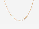 Thin Snake Chain 14K Gold Filled Necklace
