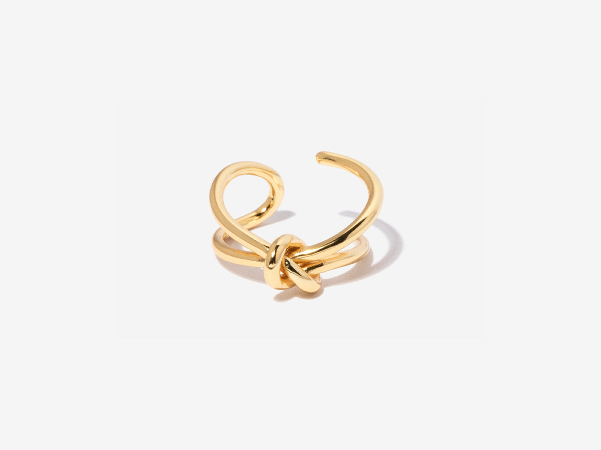 Yong Knot Ring in 14k Gold
