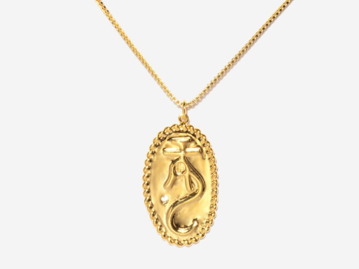 Loong 14K Gold Charm Necklace